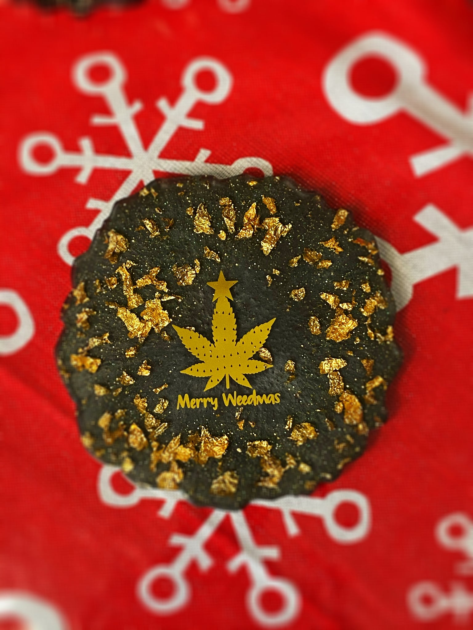 Merry Weedmas Coaster