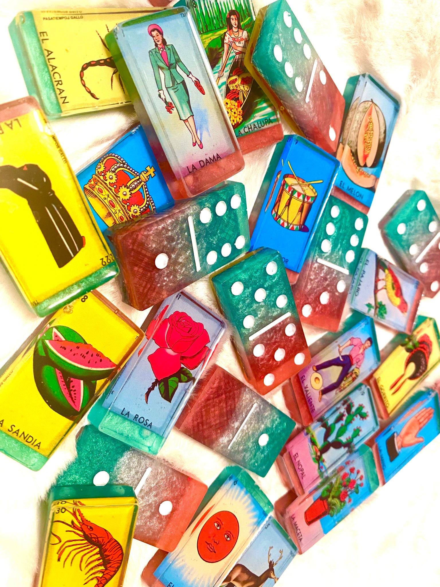 Lotería Domino Set