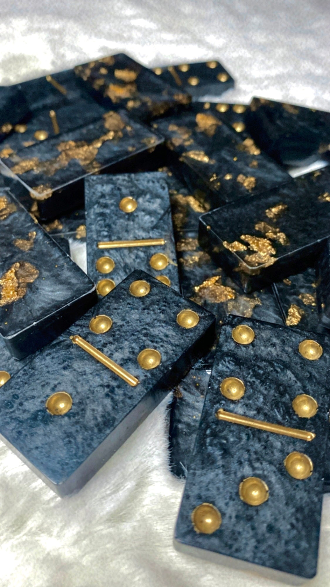 Black and Gold Domino